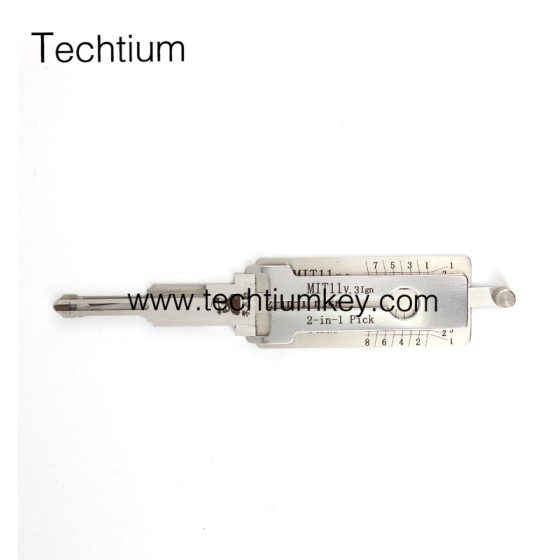 MIT11 Ignition Original Lishi 2 in 1 lock pick decoder for all the cars using that using 7# blade  (Mitsubishi,Chrysler,Dodge,RAM)